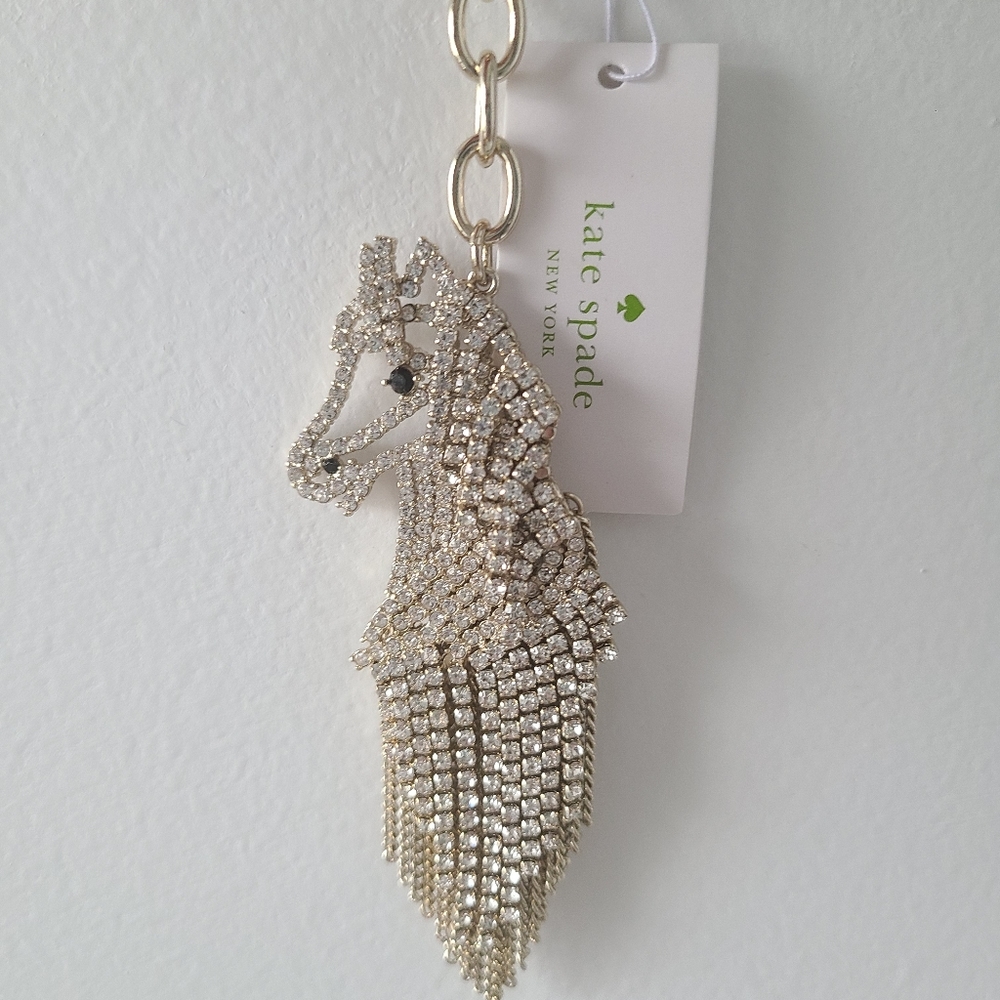 Kate Spade Golden Horse Key Fob - Picture 5 of 7